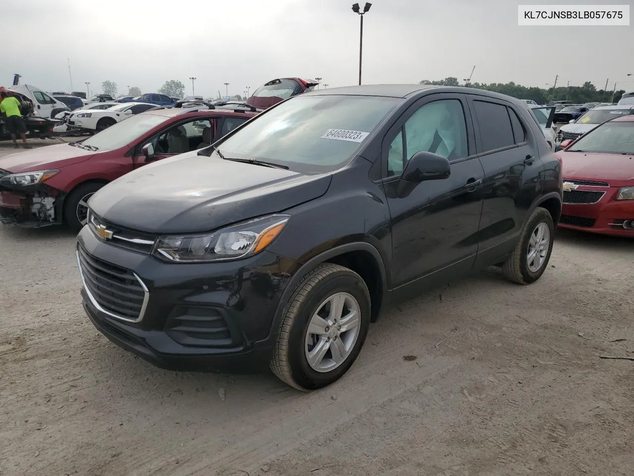 2020 Chevrolet Trax Ls VIN: KL7CJNSB3LB057675 Lot: 74193634