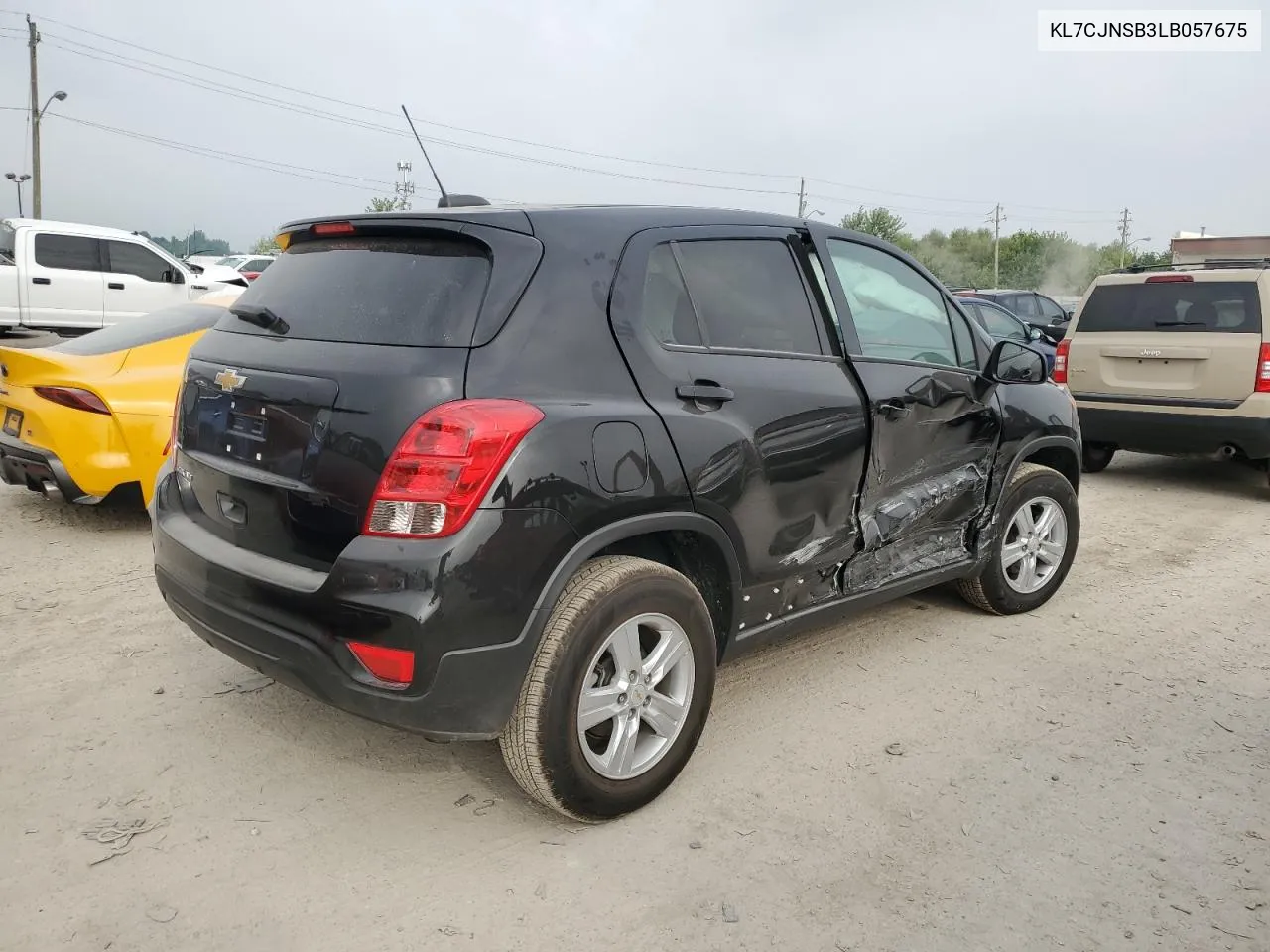 2020 Chevrolet Trax Ls VIN: KL7CJNSB3LB057675 Lot: 74193634