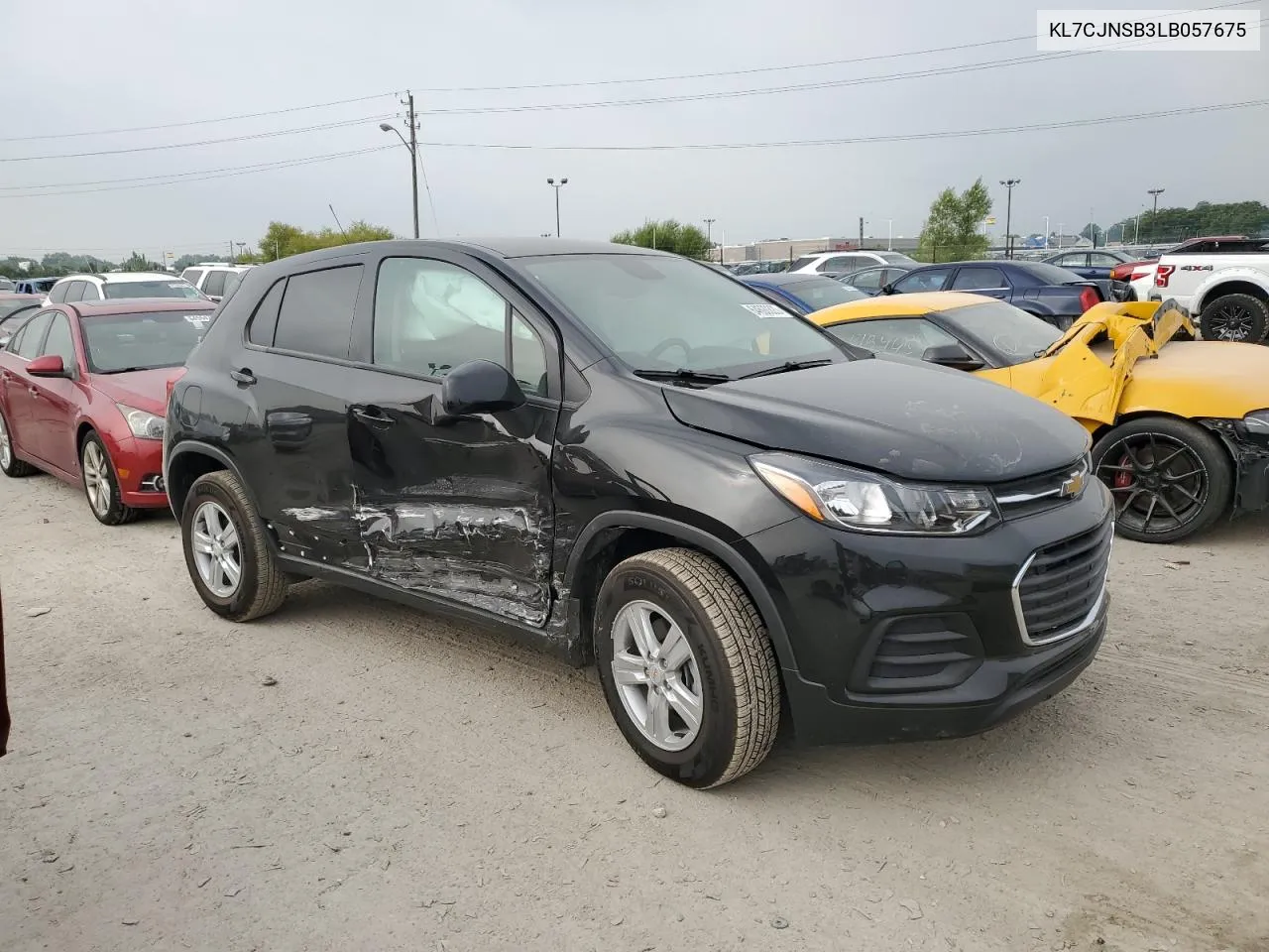 2020 Chevrolet Trax Ls VIN: KL7CJNSB3LB057675 Lot: 74193634