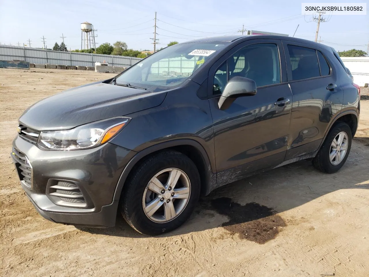 2020 Chevrolet Trax Ls VIN: 3GNCJKSB9LL180582 Lot: 74369514