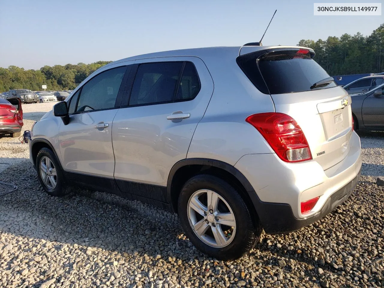 2020 Chevrolet Trax Ls VIN: 3GNCJKSB9LL149977 Lot: 74437734