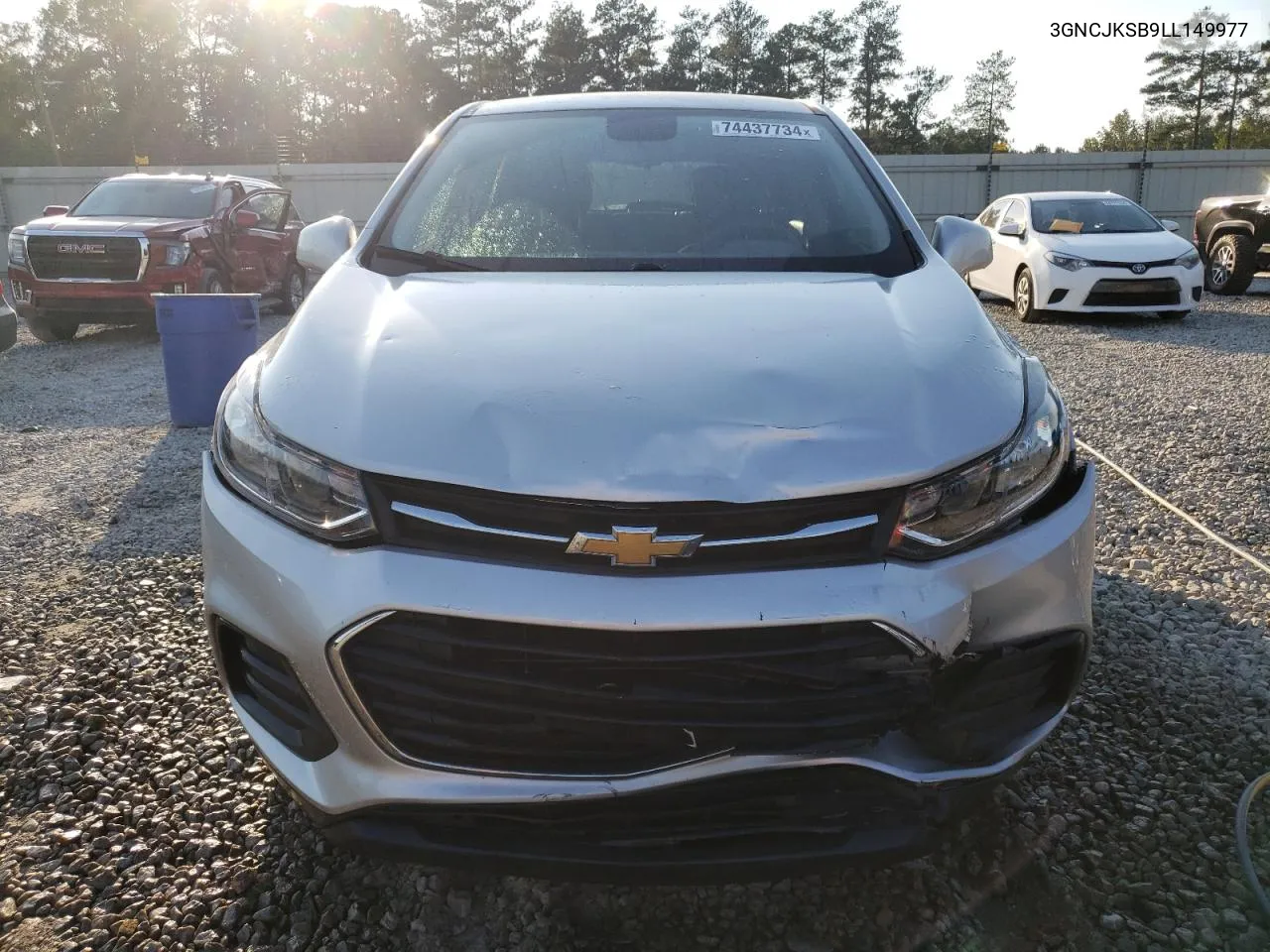 2020 Chevrolet Trax Ls VIN: 3GNCJKSB9LL149977 Lot: 74437734