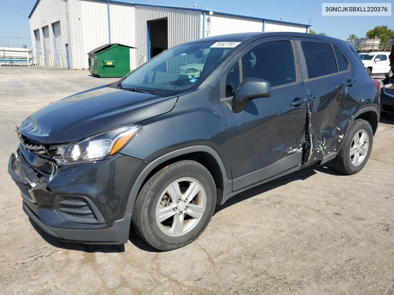 2020 Chevrolet Trax Ls VIN: 3GNCJKSBXLL220376 Lot: 74562784