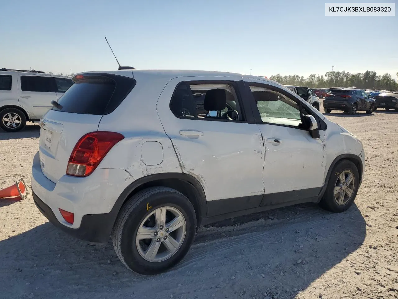 2020 Chevrolet Trax Ls VIN: KL7CJKSBXLB083320 Lot: 74725114