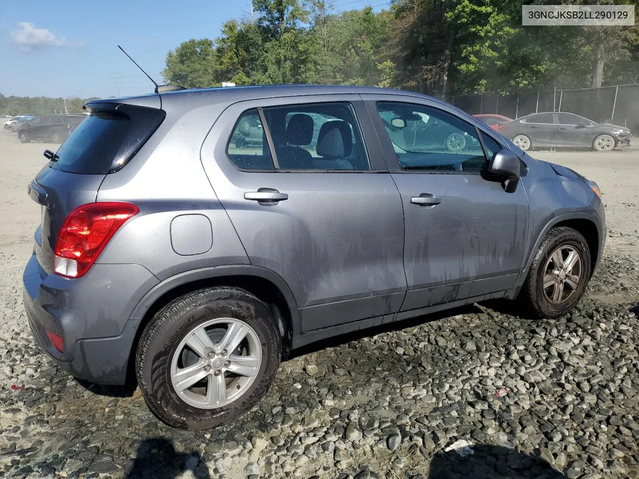 2020 Chevrolet Trax Ls VIN: 3GNCJKSB2LL290129 Lot: 74782894