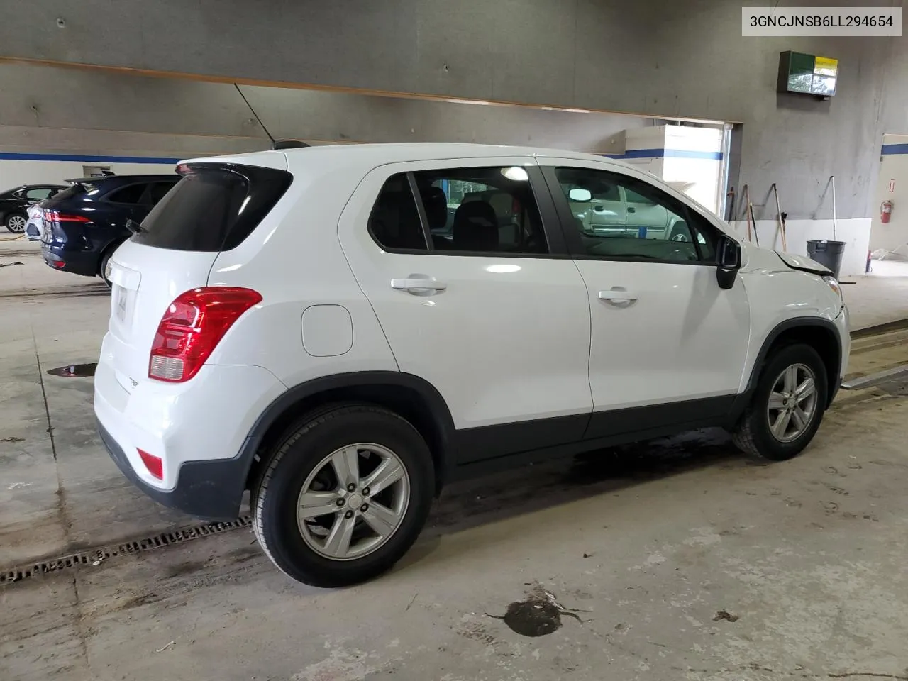 2020 Chevrolet Trax Ls VIN: 3GNCJNSB6LL294654 Lot: 74783044