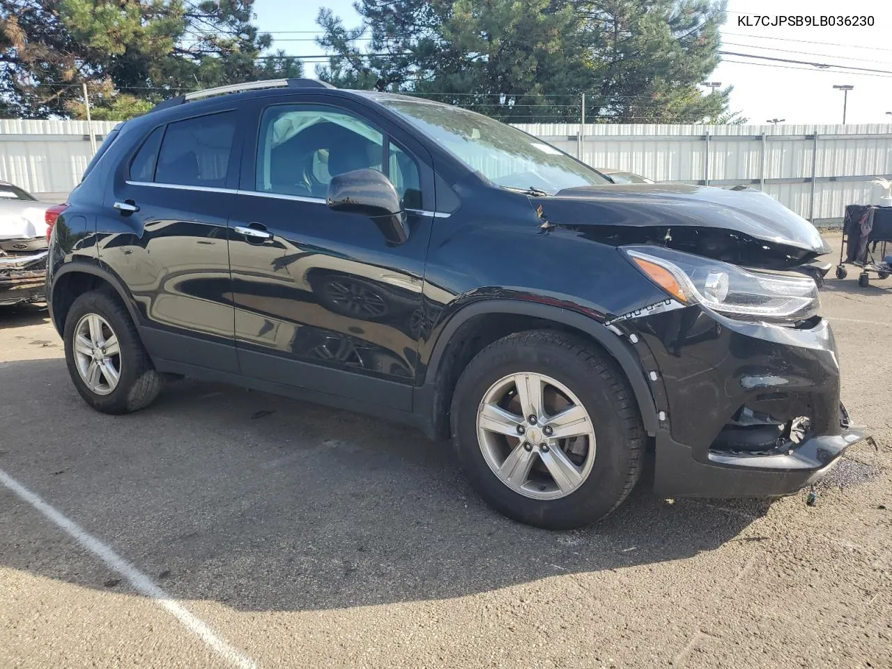 2020 Chevrolet Trax 1Lt VIN: KL7CJPSB9LB036230 Lot: 74807394