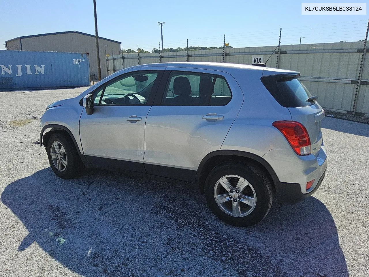 2020 Chevrolet Trax Ls VIN: KL7CJKSB5LB038124 Lot: 74850234