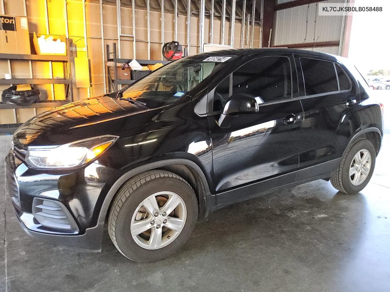 2020 Chevrolet Trax Ls VIN: KL7CJKSB0LB058488 Lot: 74854214