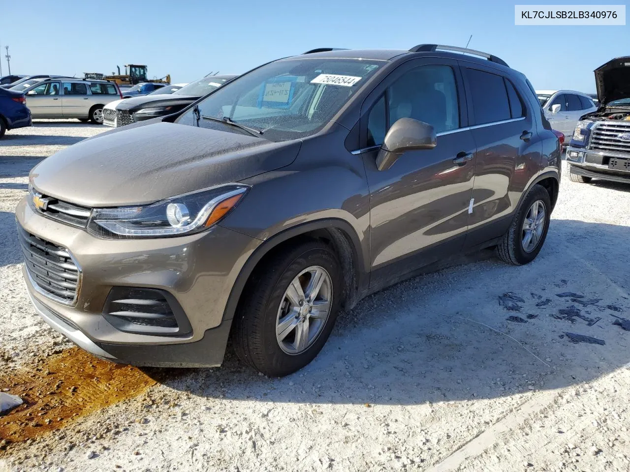 2020 Chevrolet Trax 1Lt VIN: KL7CJLSB2LB340976 Lot: 75046544