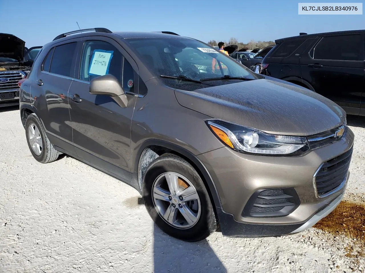 2020 Chevrolet Trax 1Lt VIN: KL7CJLSB2LB340976 Lot: 75046544