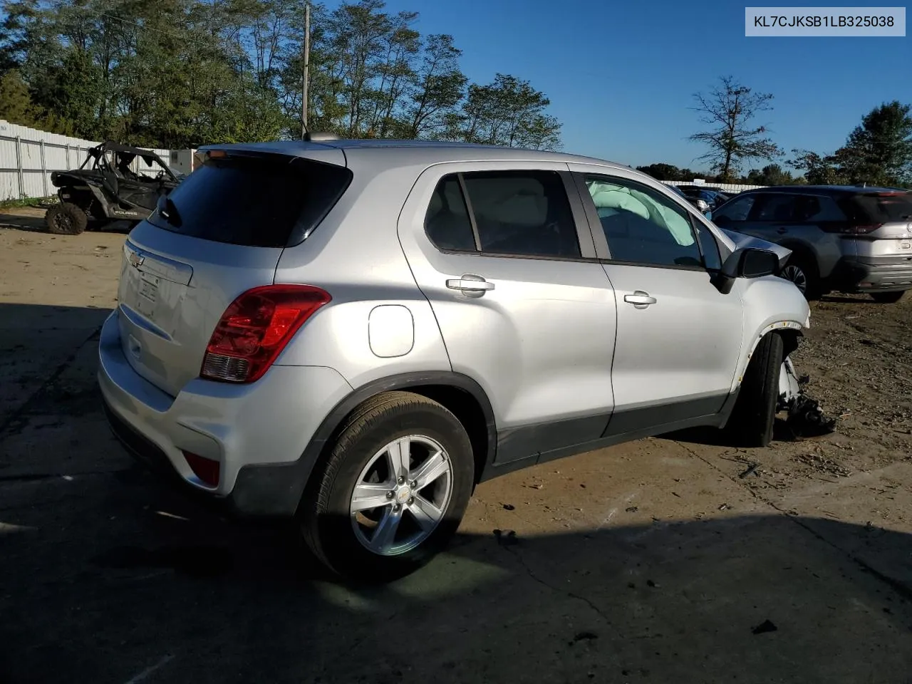 2020 Chevrolet Trax Ls VIN: KL7CJKSB1LB325038 Lot: 75301584