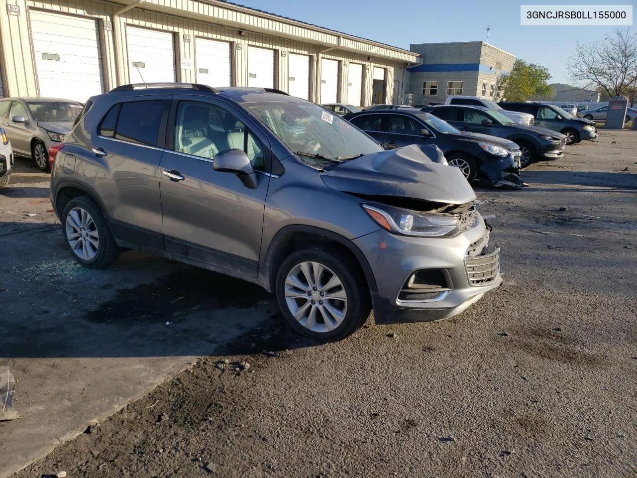 2020 Chevrolet Trax Premier VIN: 3GNCJRSB0LL155000 Lot: 75315484