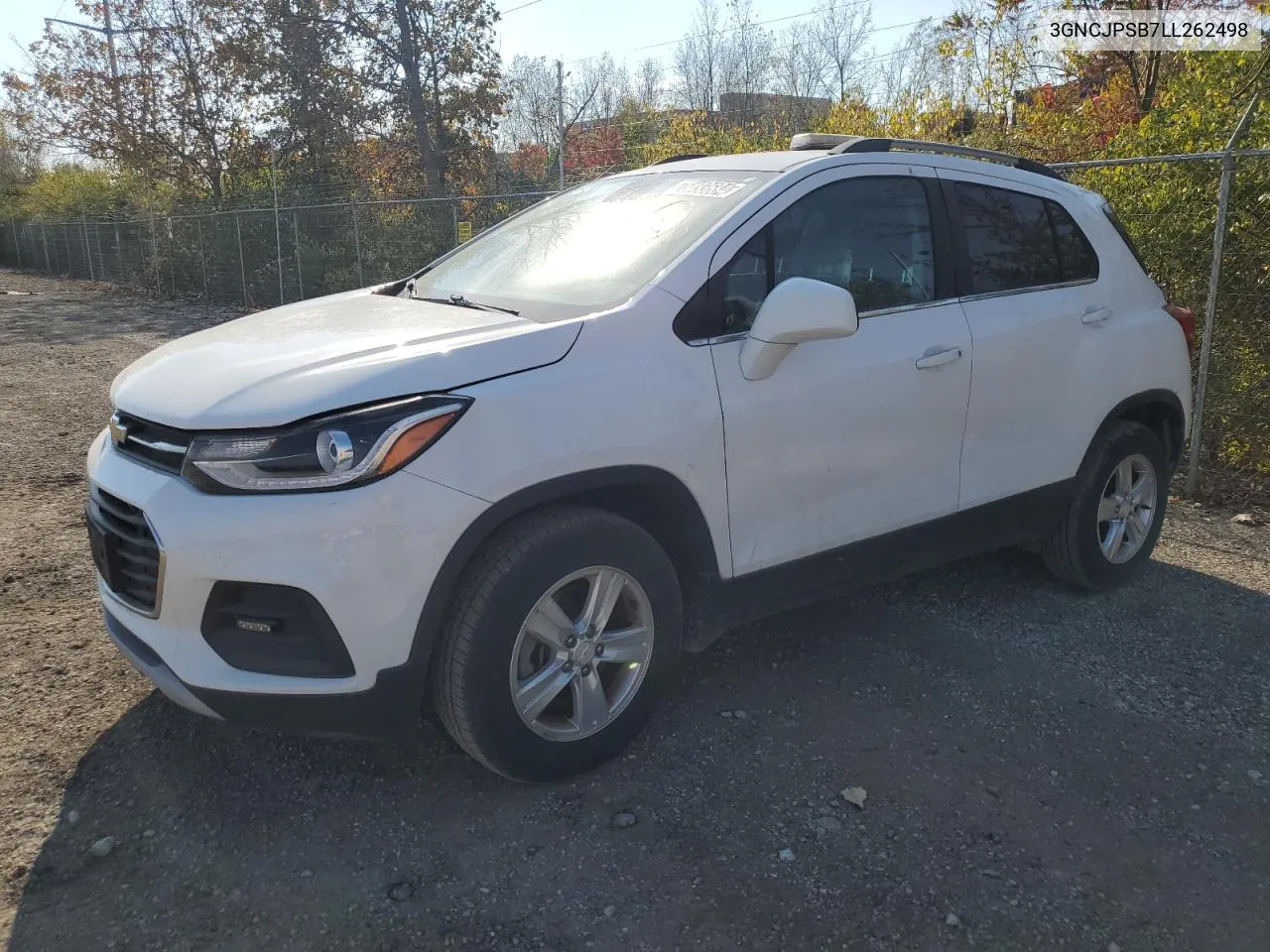 2020 Chevrolet Trax 1Lt VIN: 3GNCJPSB7LL262498 Lot: 75483684