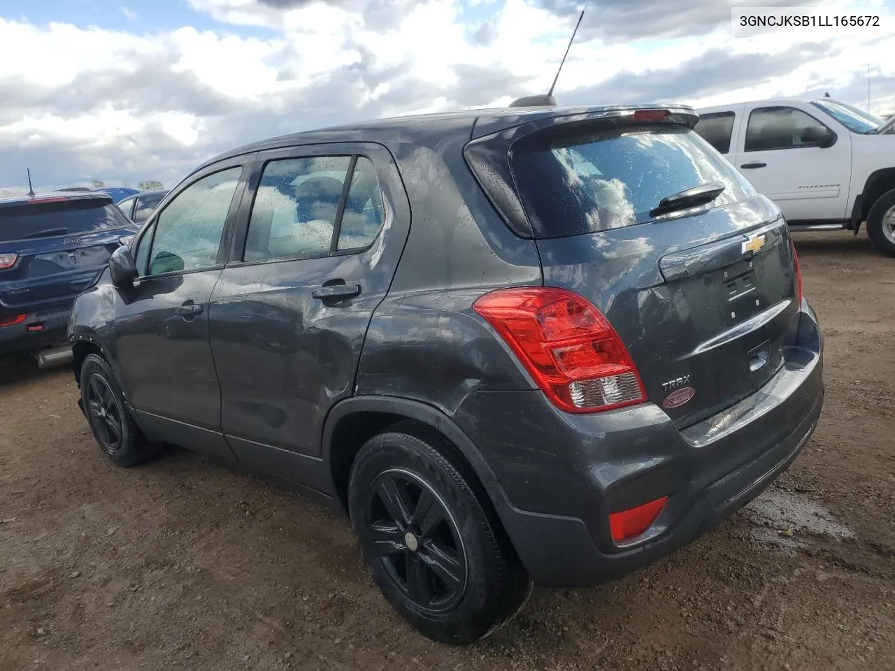 2020 Chevrolet Trax Ls VIN: 3GNCJKSB1LL165672 Lot: 75527944