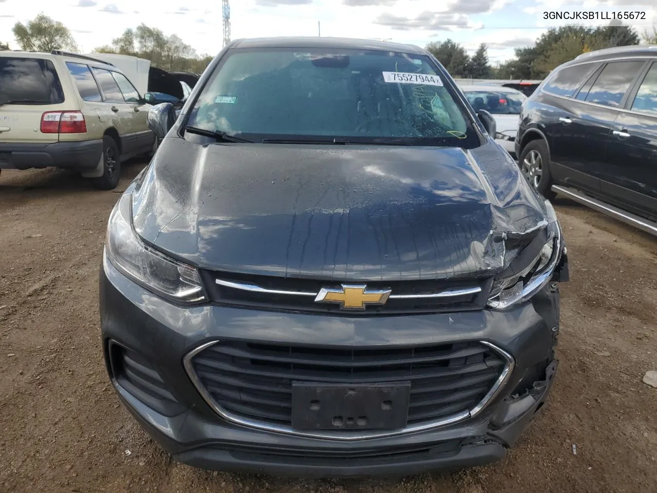 2020 Chevrolet Trax Ls VIN: 3GNCJKSB1LL165672 Lot: 75527944