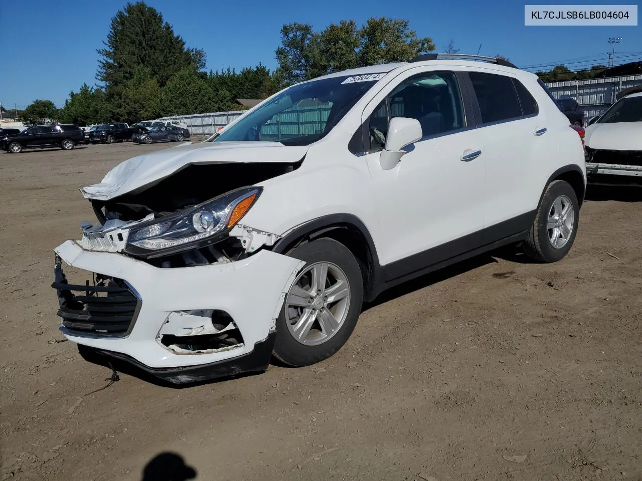 2020 Chevrolet Trax 1Lt VIN: KL7CJLSB6LB004604 Lot: 75560474