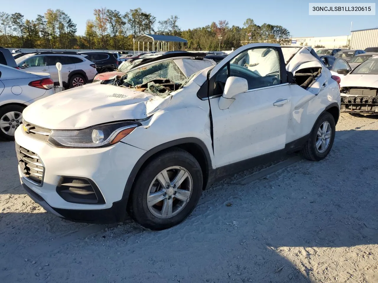 2020 Chevrolet Trax 1Lt VIN: 3GNCJLSB1LL320615 Lot: 75603864