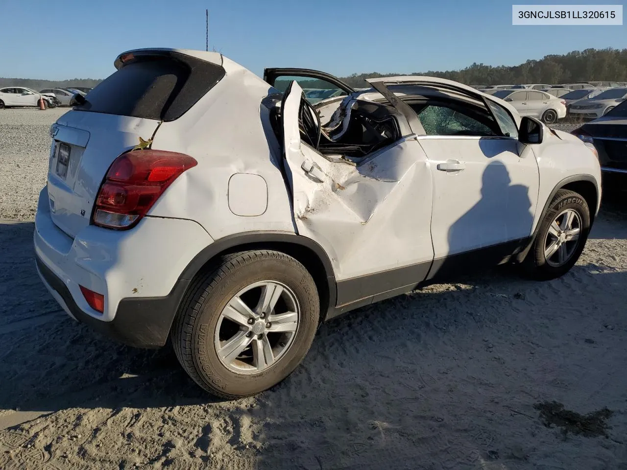 2020 Chevrolet Trax 1Lt VIN: 3GNCJLSB1LL320615 Lot: 75603864