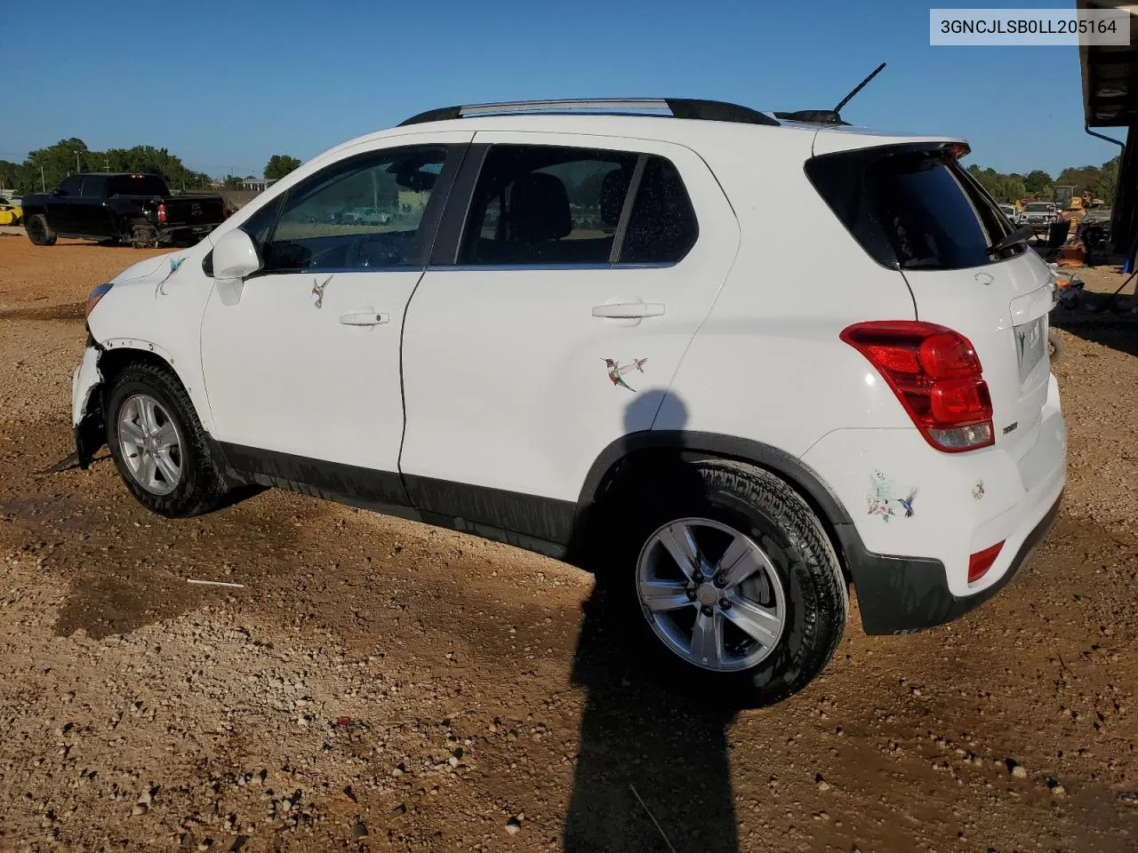 2020 Chevrolet Trax 1Lt VIN: 3GNCJLSB0LL205164 Lot: 75639994