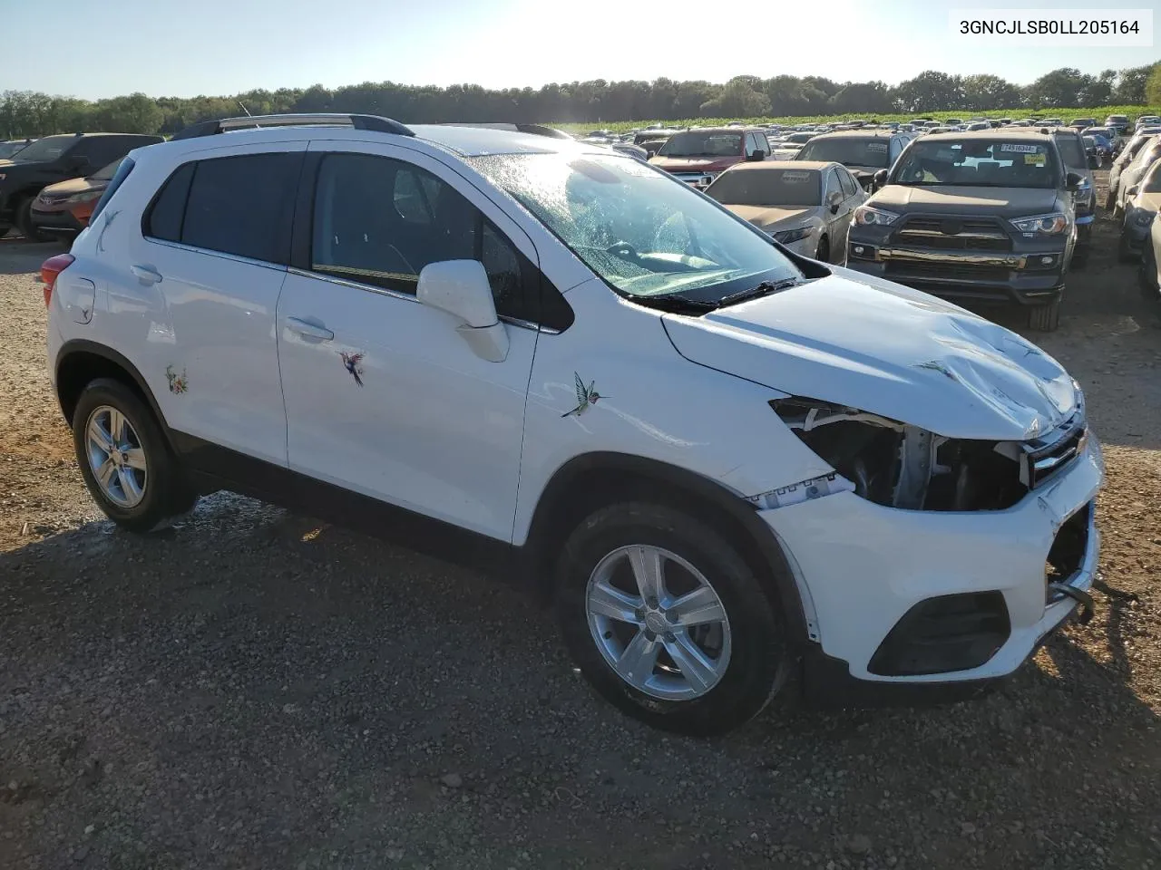 2020 Chevrolet Trax 1Lt VIN: 3GNCJLSB0LL205164 Lot: 75639994