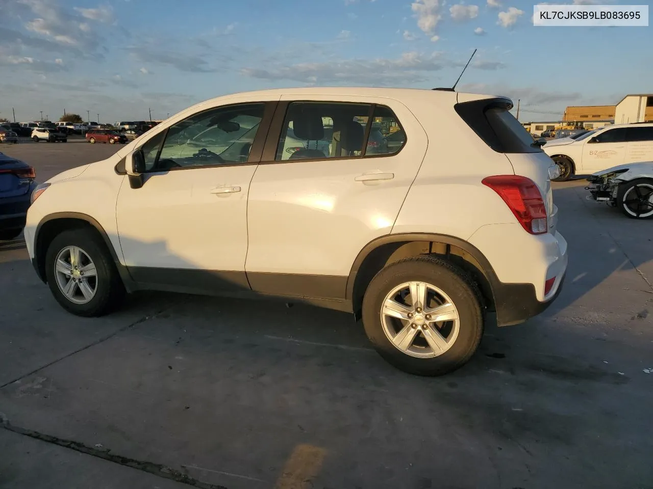 2020 Chevrolet Trax Ls VIN: KL7CJKSB9LB083695 Lot: 75642944