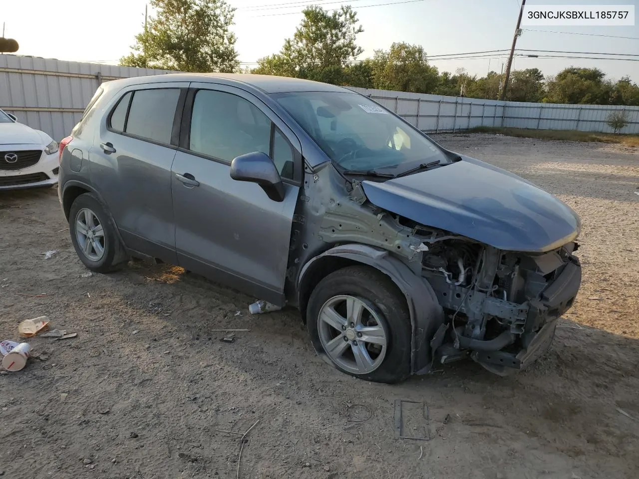 2020 Chevrolet Trax Ls VIN: 3GNCJKSBXLL185757 Lot: 75725224