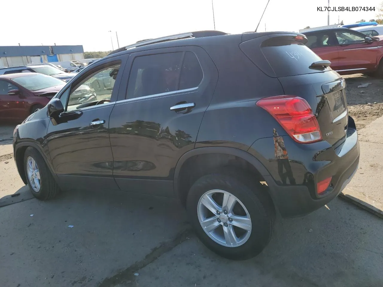 2020 Chevrolet Trax 1Lt VIN: KL7CJLSB4LB074344 Lot: 75884444