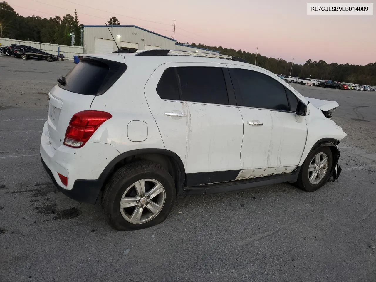 2020 Chevrolet Trax 1Lt VIN: KL7CJLSB9LB014009 Lot: 75901024