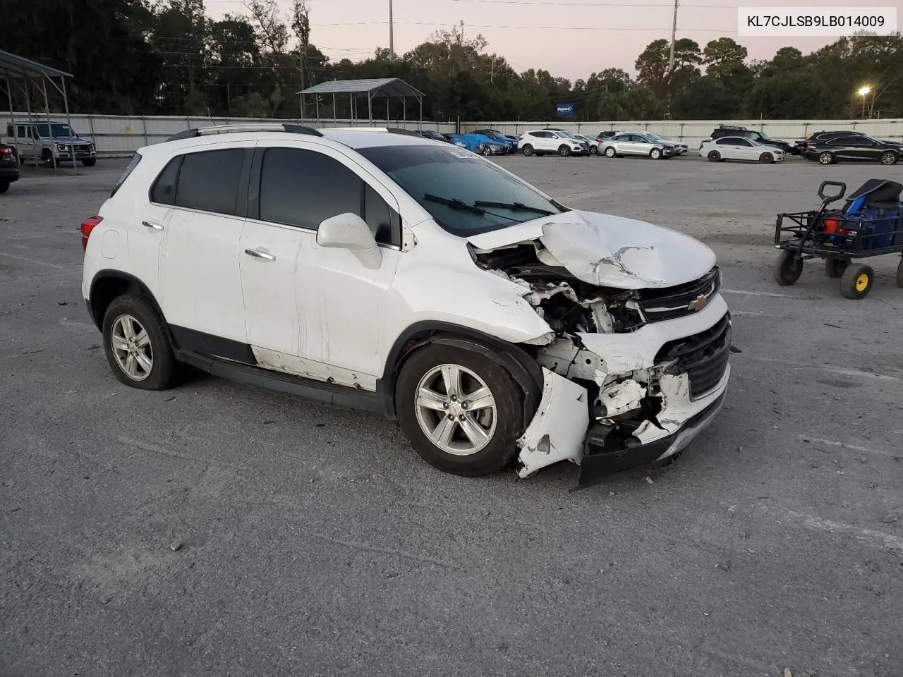 2020 Chevrolet Trax 1Lt VIN: KL7CJLSB9LB014009 Lot: 75901024