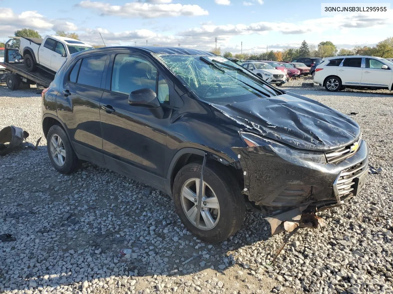 2020 Chevrolet Trax Ls VIN: 3GNCJNSB3LL295955 Lot: 75995714