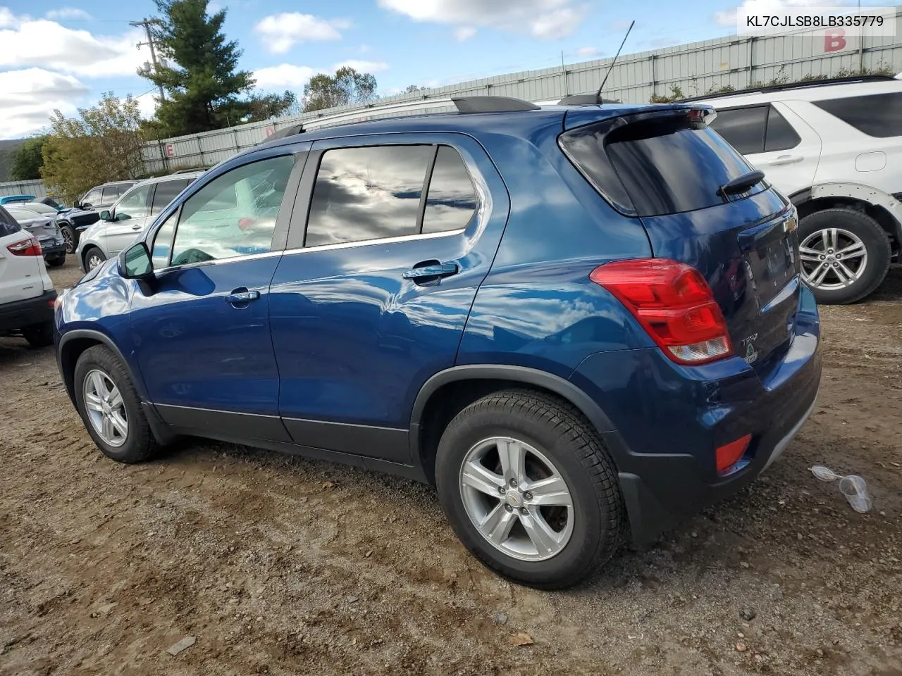 2020 Chevrolet Trax 1Lt VIN: KL7CJLSB8LB335779 Lot: 76099424