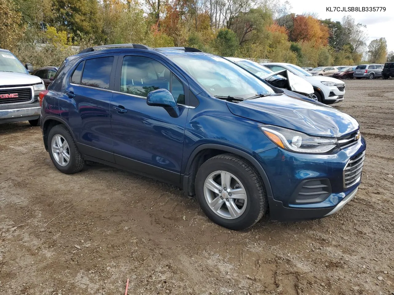 2020 Chevrolet Trax 1Lt VIN: KL7CJLSB8LB335779 Lot: 76099424