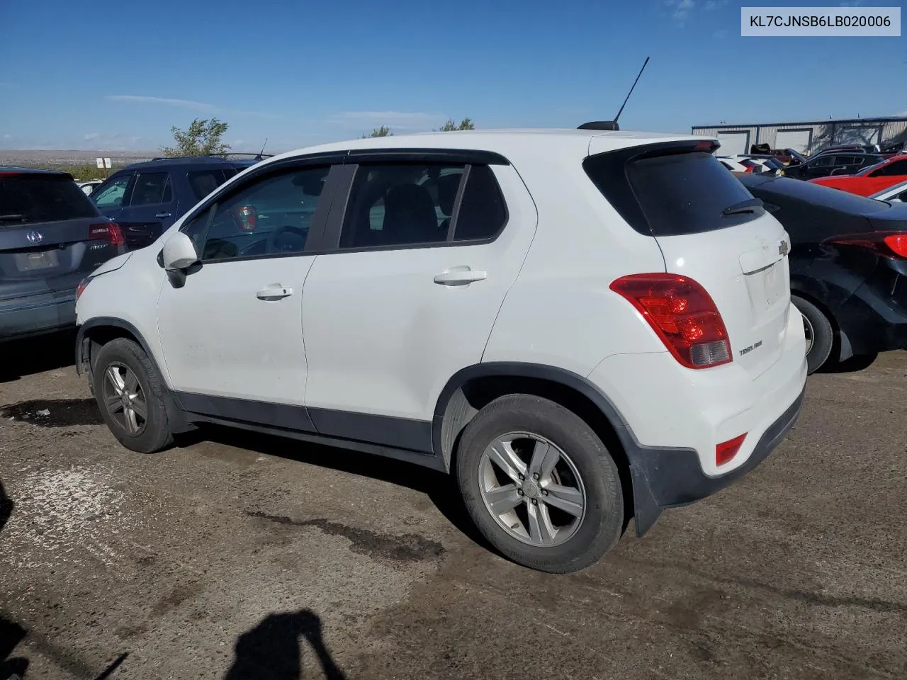 2020 Chevrolet Trax Ls VIN: KL7CJNSB6LB020006 Lot: 76107734