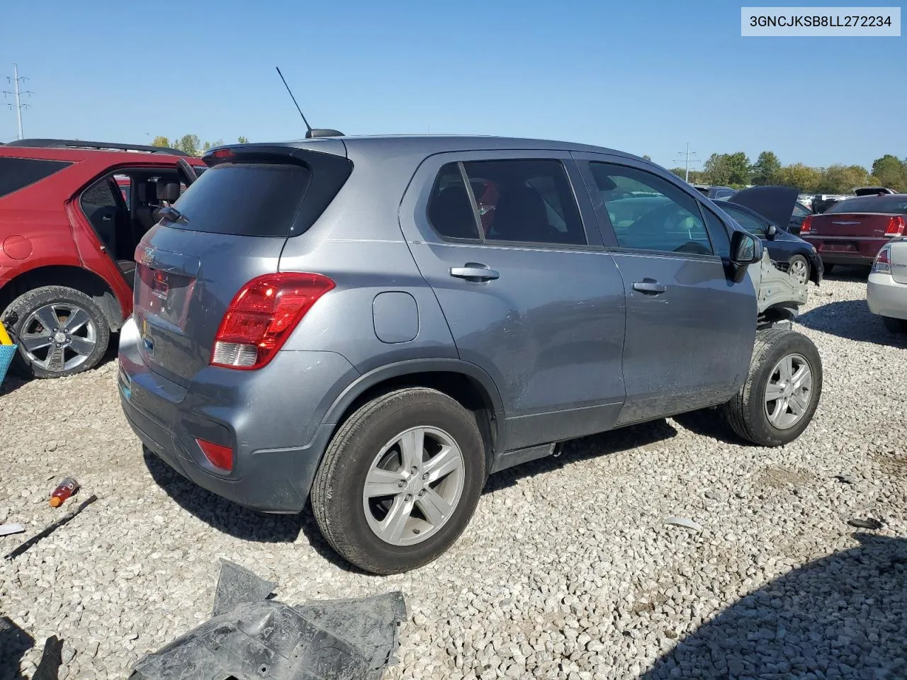 2020 Chevrolet Trax Ls VIN: 3GNCJKSB8LL272234 Lot: 76239264