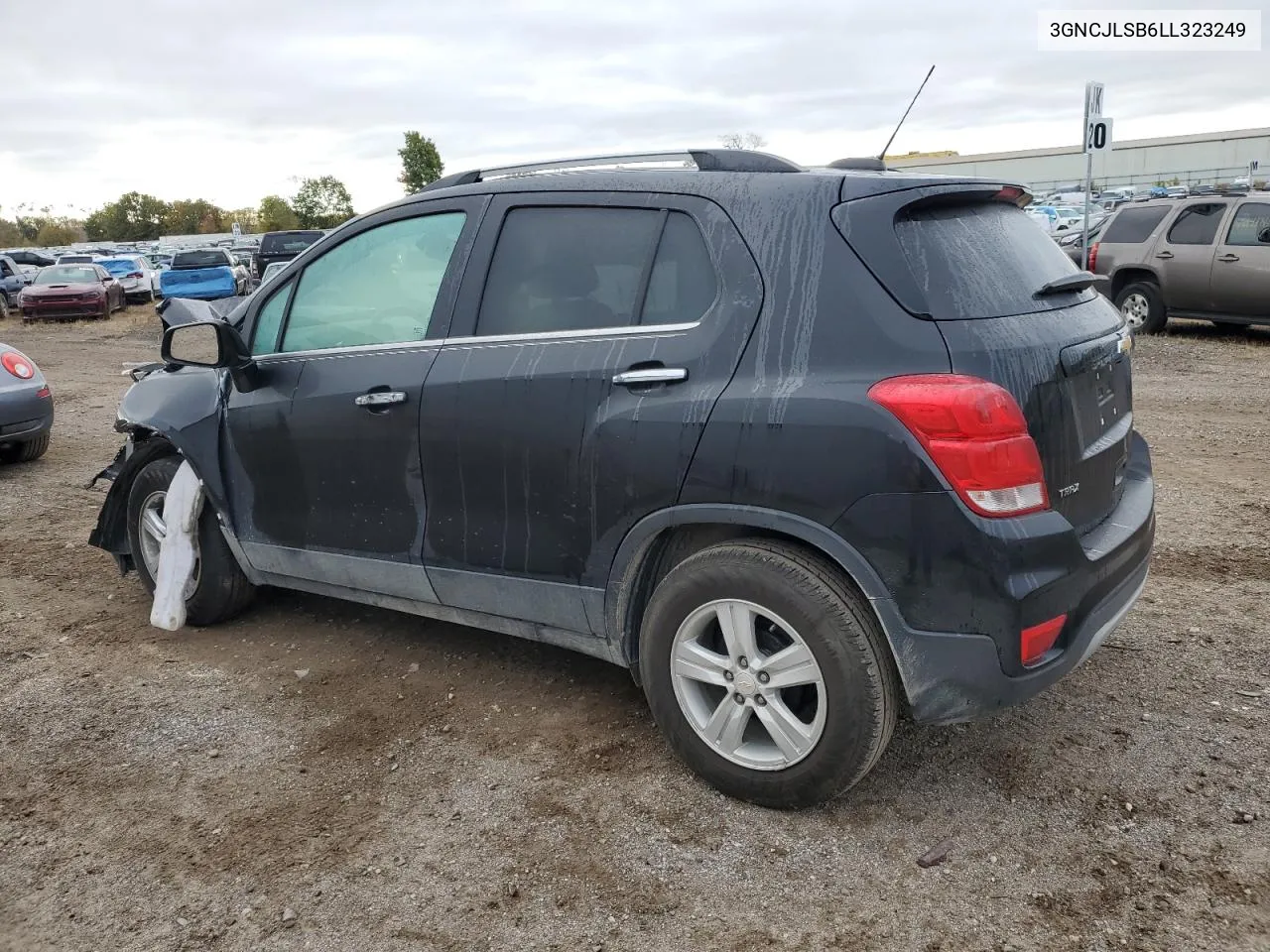 2020 Chevrolet Trax 1Lt VIN: 3GNCJLSB6LL323249 Lot: 76290104