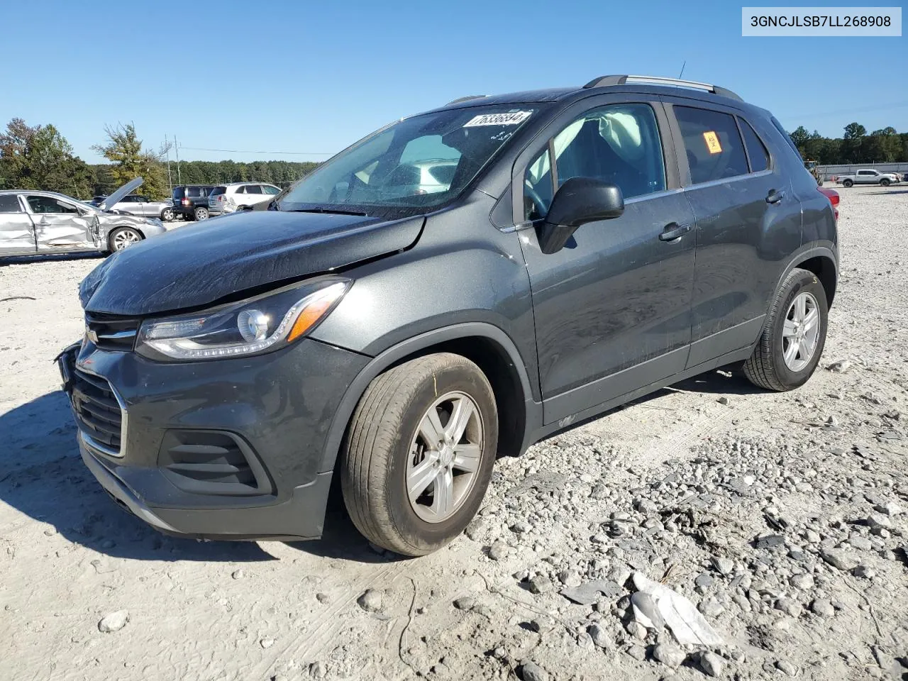 2020 Chevrolet Trax 1Lt VIN: 3GNCJLSB7LL268908 Lot: 76336894