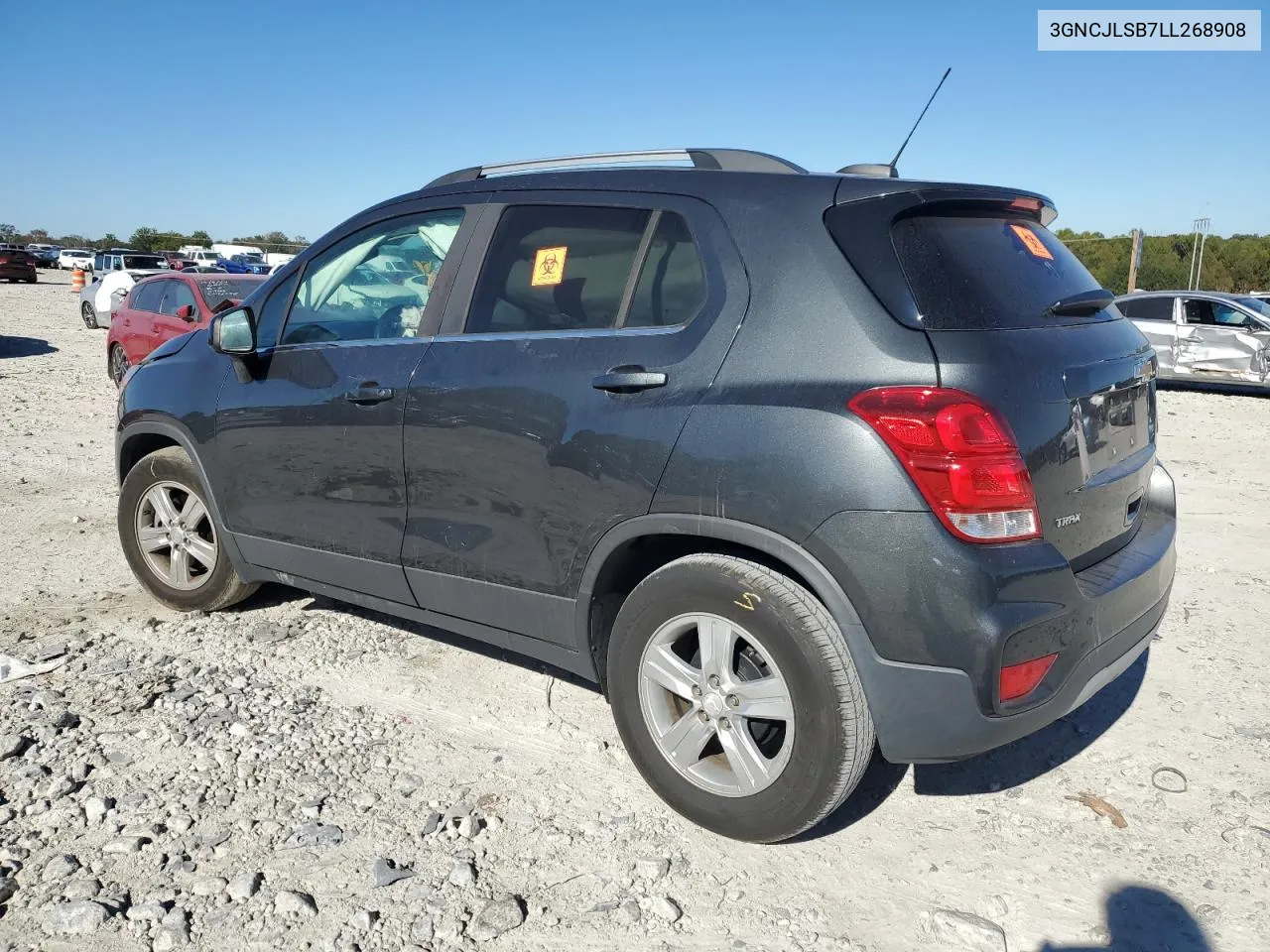 2020 Chevrolet Trax 1Lt VIN: 3GNCJLSB7LL268908 Lot: 76336894