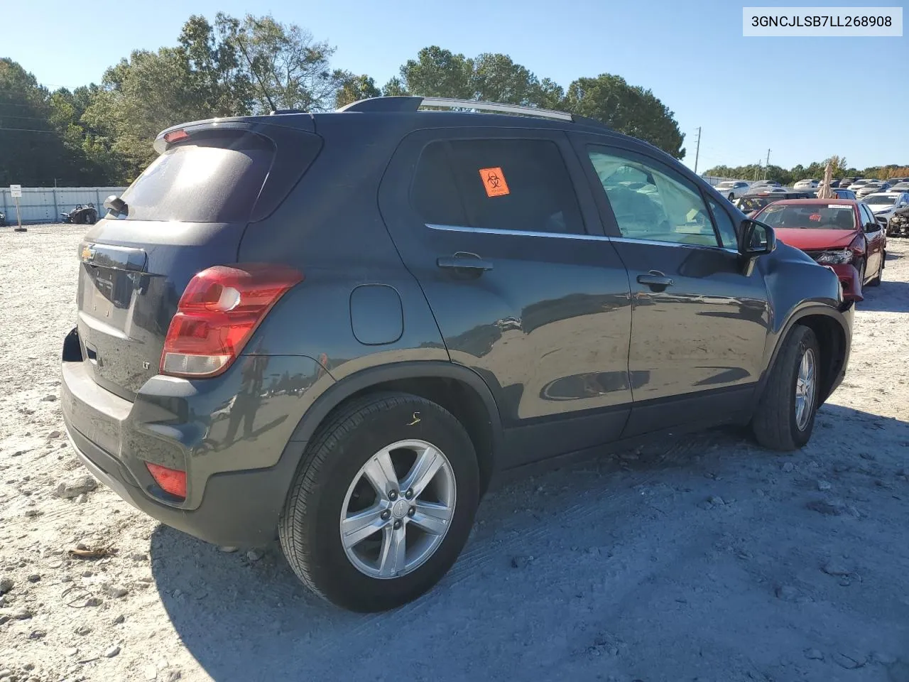 2020 Chevrolet Trax 1Lt VIN: 3GNCJLSB7LL268908 Lot: 76336894