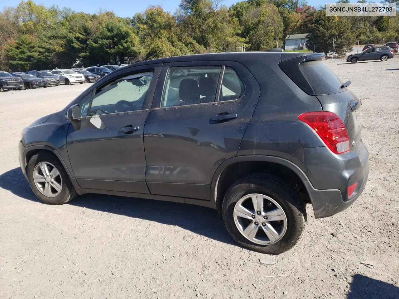 2020 Chevrolet Trax Ls VIN: 3GNCJNSB4LL272703 Lot: 76393094