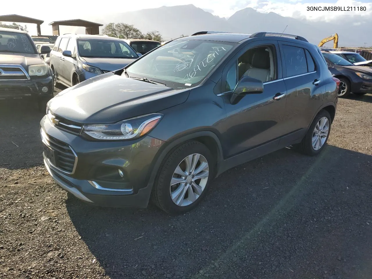 2020 Chevrolet Trax Premier VIN: 3GNCJMSB9LL211180 Lot: 76422914