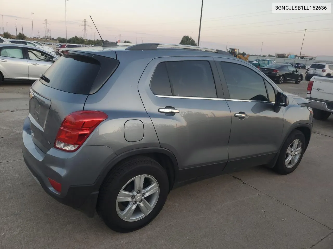 2020 Chevrolet Trax 1Lt VIN: 3GNCJLSB1LL152636 Lot: 76470264