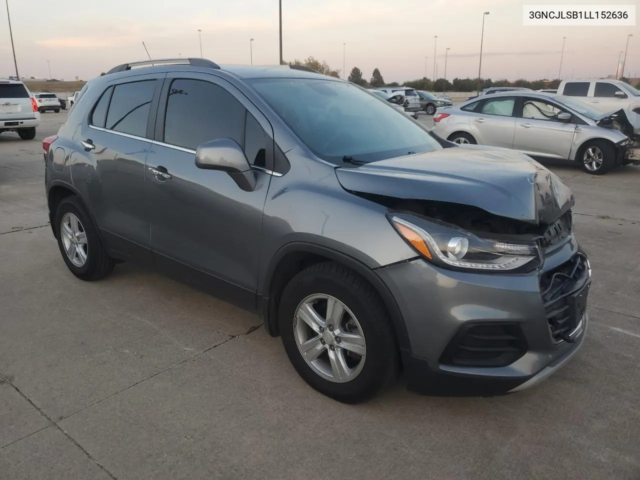 2020 Chevrolet Trax 1Lt VIN: 3GNCJLSB1LL152636 Lot: 76470264