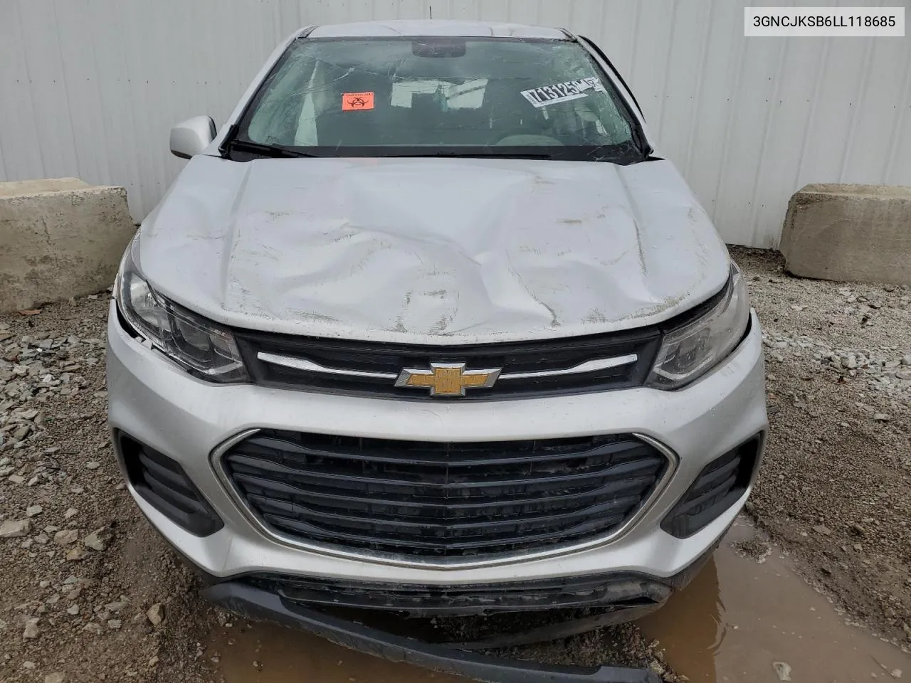 2020 Chevrolet Trax Ls VIN: 3GNCJKSB6LL118685 Lot: 76590744