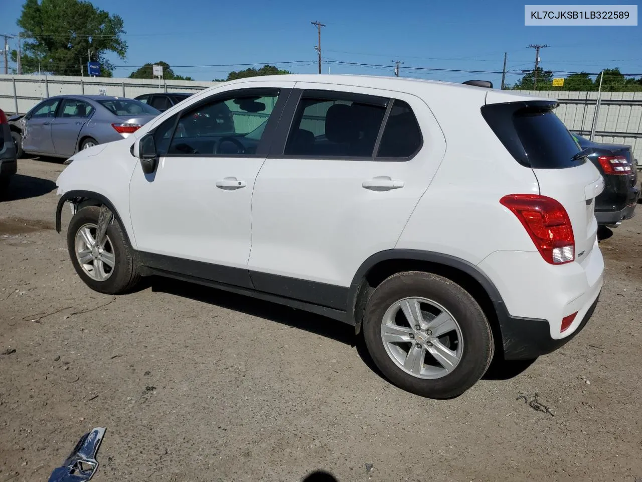 2020 Chevrolet Trax Ls VIN: KL7CJKSB1LB322589 Lot: 76668654