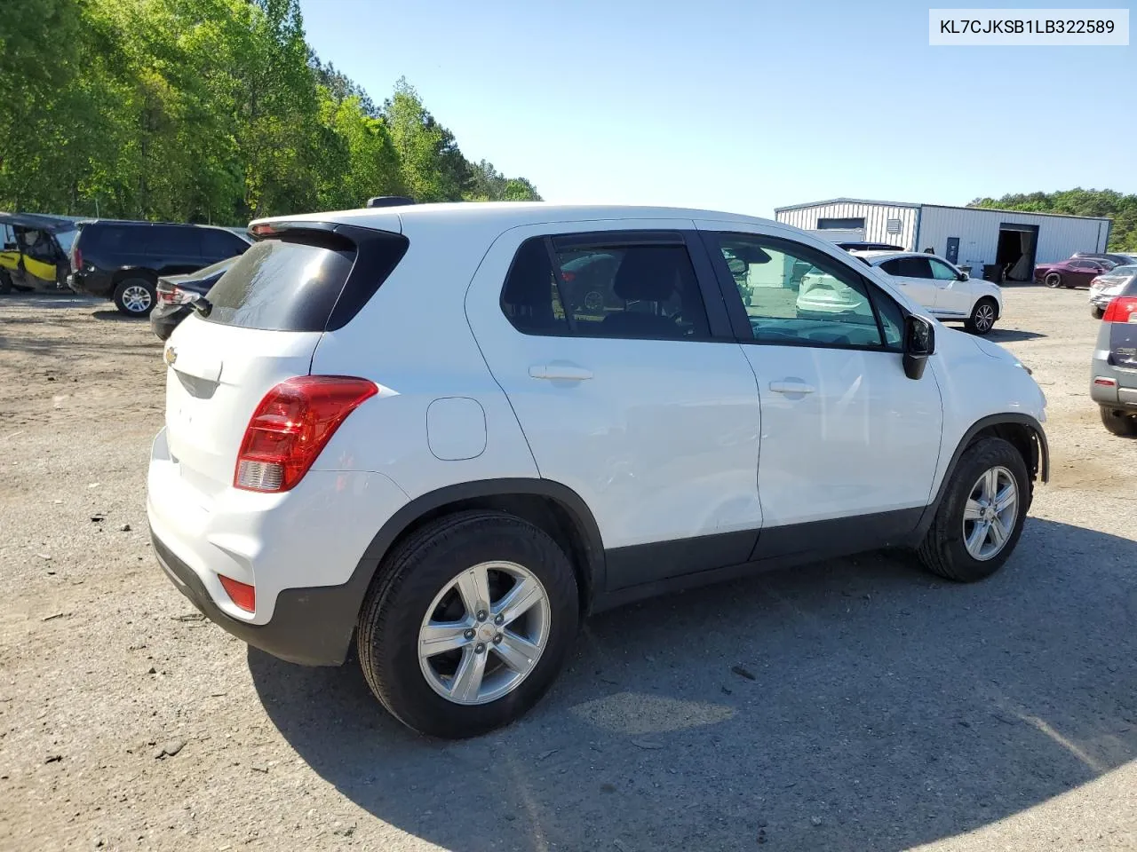 2020 Chevrolet Trax Ls VIN: KL7CJKSB1LB322589 Lot: 76668654