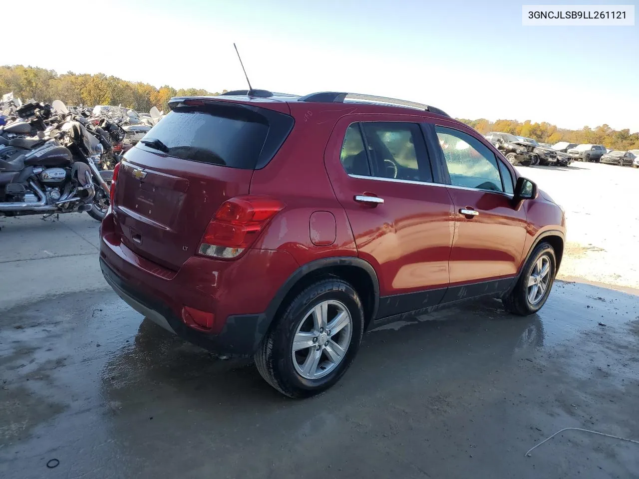 2020 Chevrolet Trax 1Lt VIN: 3GNCJLSB9LL261121 Lot: 76683214