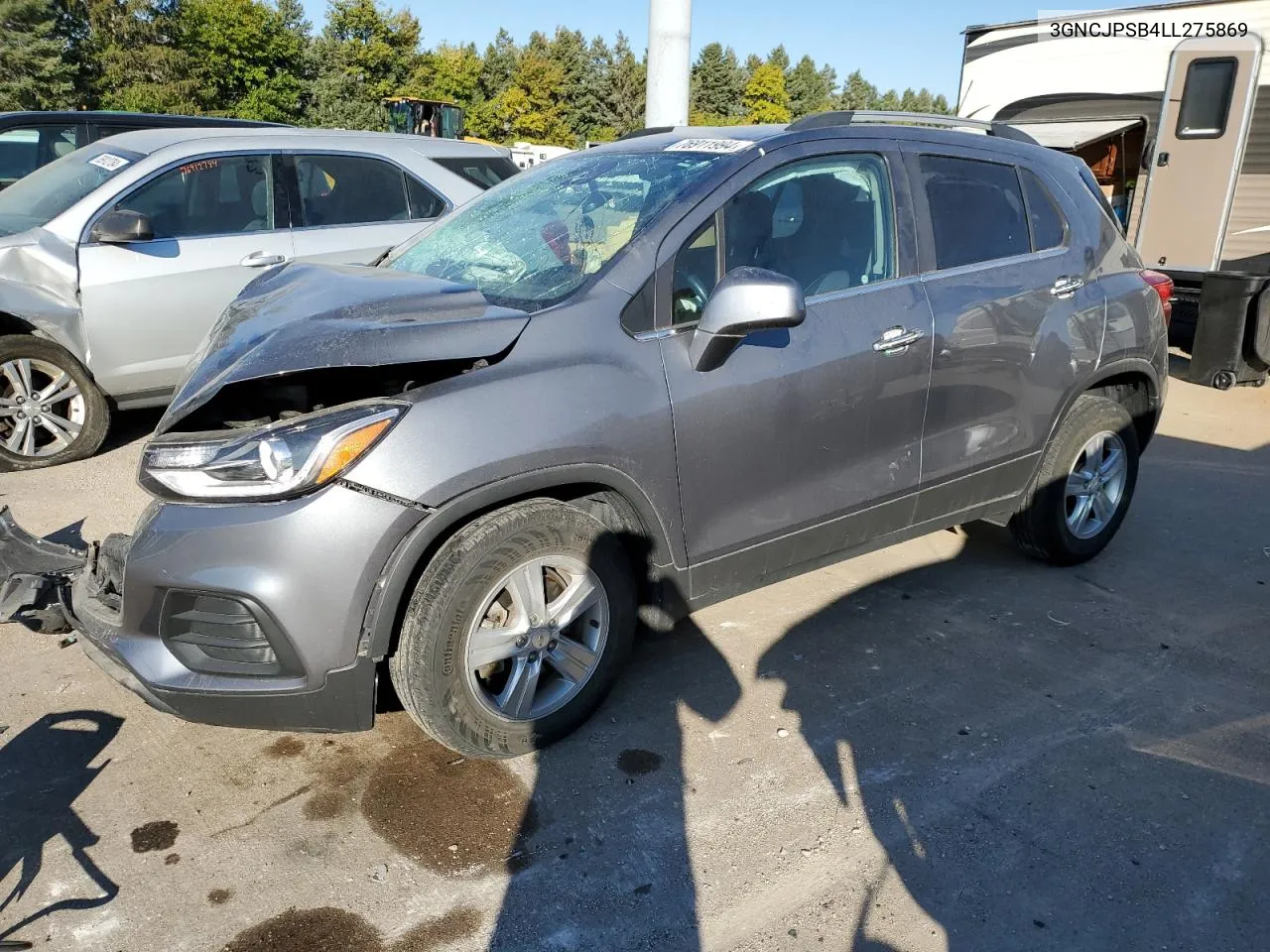 2020 Chevrolet Trax 1Lt VIN: 3GNCJPSB4LL275869 Lot: 76911994