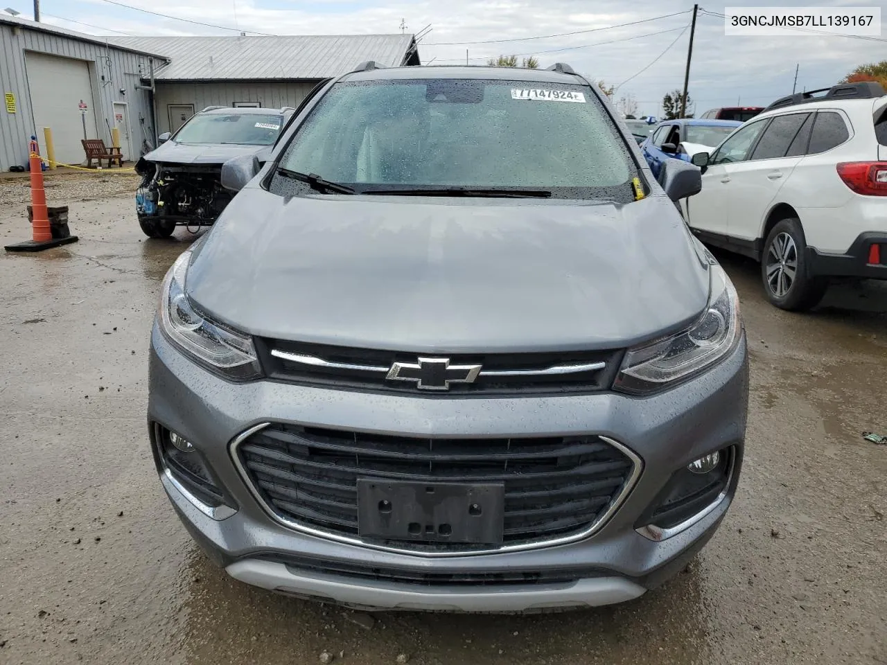 2020 Chevrolet Trax Premier VIN: 3GNCJMSB7LL139167 Lot: 77147924