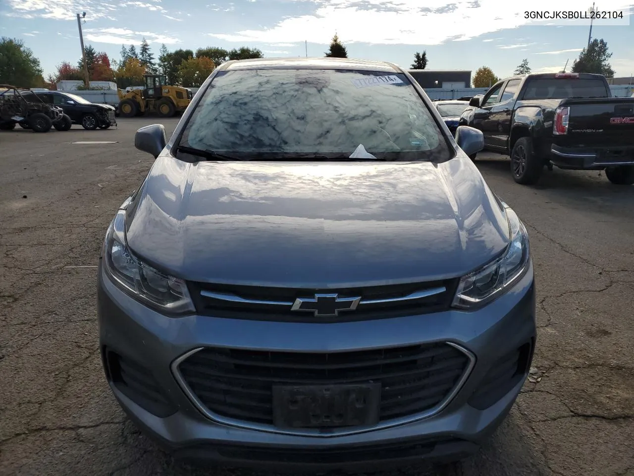 2020 Chevrolet Trax Ls VIN: 3GNCJKSB0LL262104 Lot: 77227174